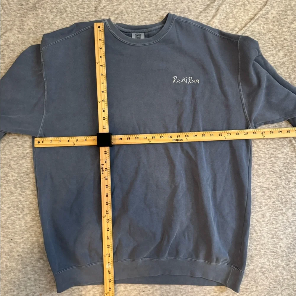 Comfort Colors Sweatshirt in Blue Size 2XL